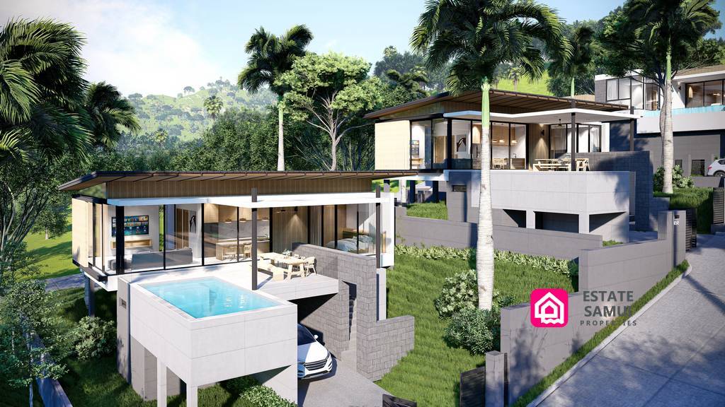 bophut modern villas for sale