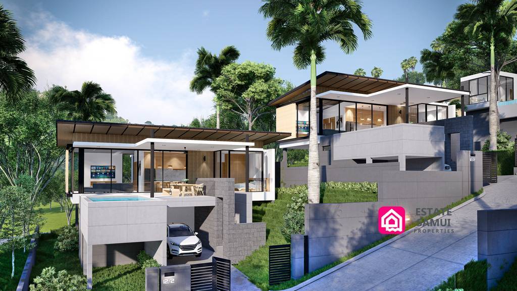 bophut modern villas for sale