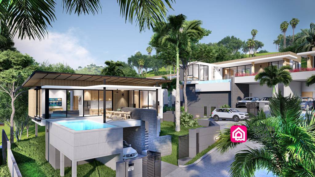 bophut modern villas for sale