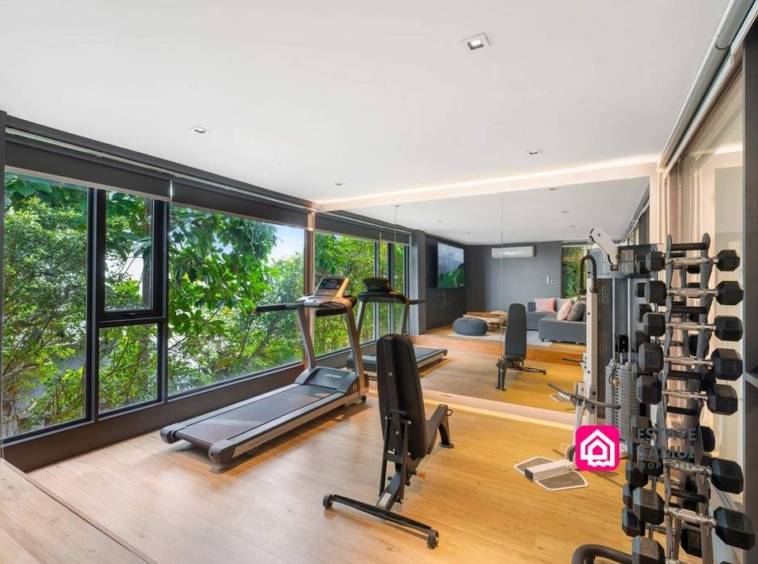 private fitness room