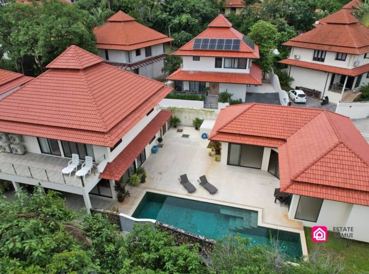 spacious garden villa for sale, koh samui