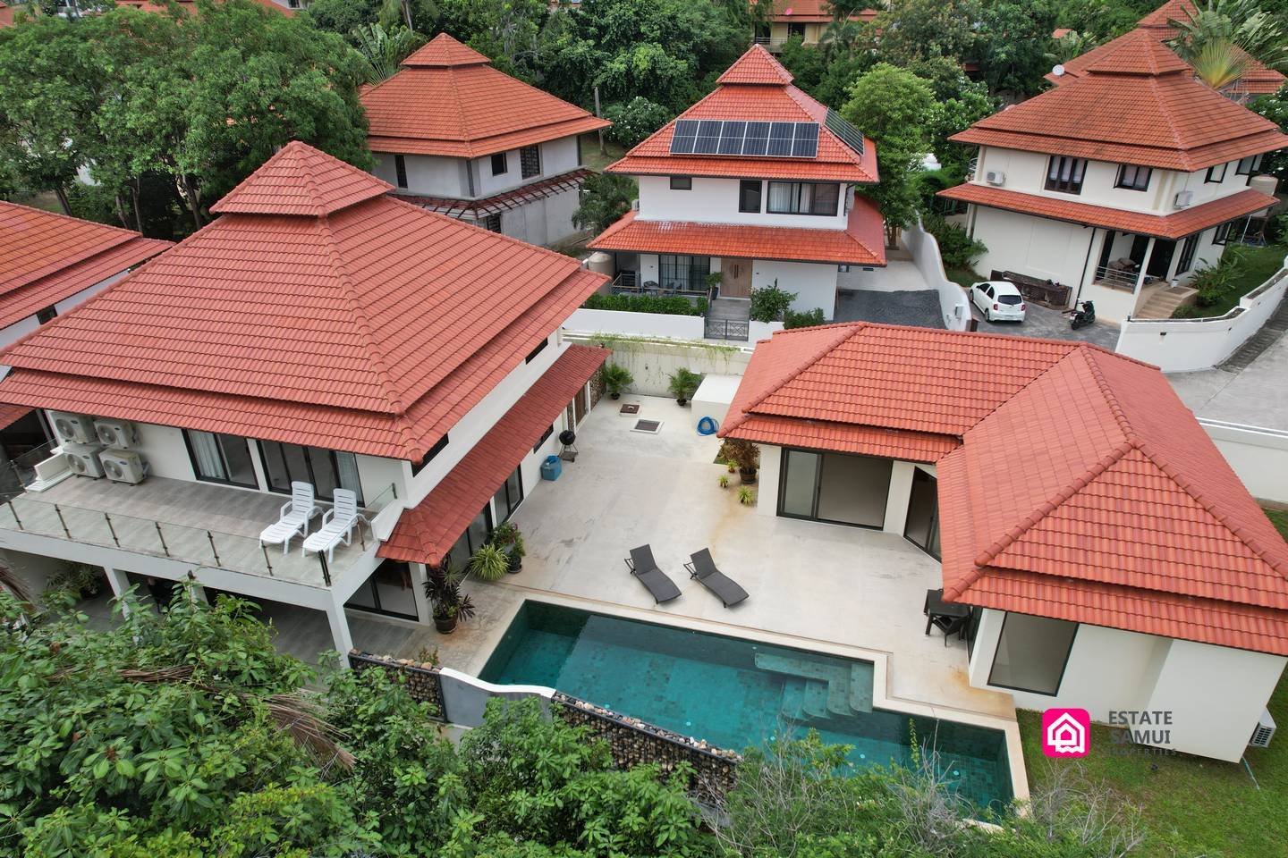 spacious garden villa for sale, koh samui