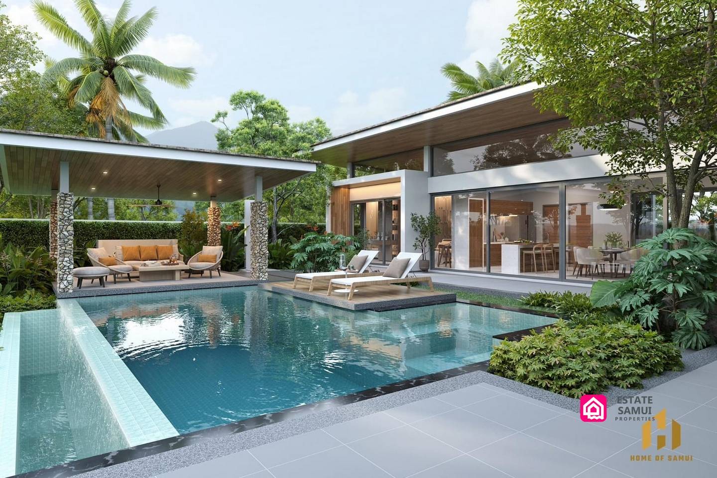 modern balinese villa for sale