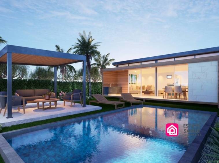 innovative sustainable pool villas