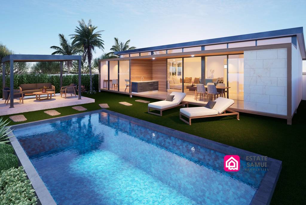 innovative sustainable pool villas