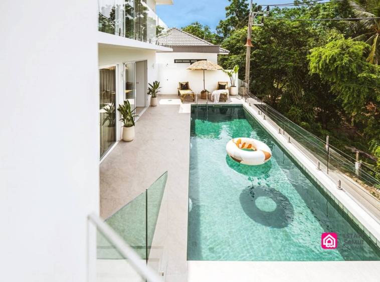 modern lamai villa for sale