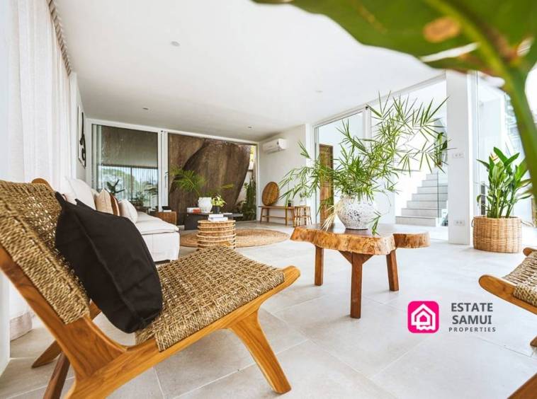 modern lamai villa for sale