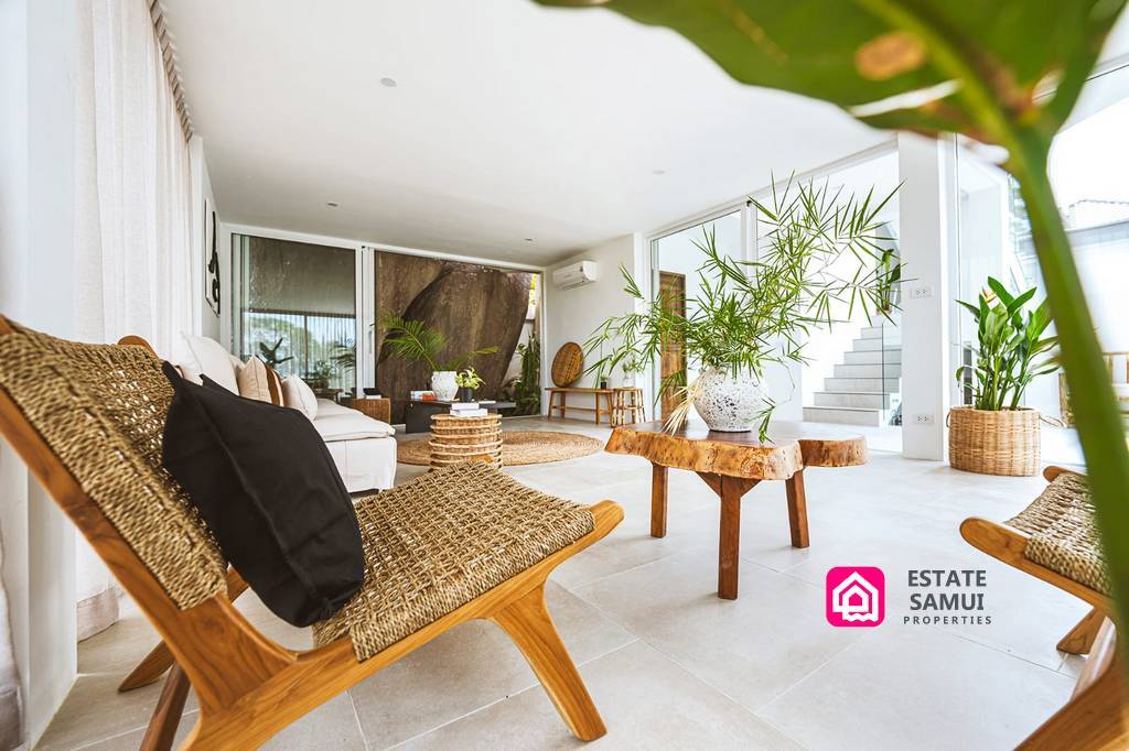 modern lamai villa for sale