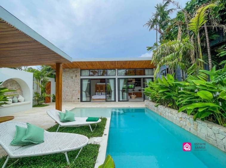 idyllic bophut pool villas for sale, koh samui