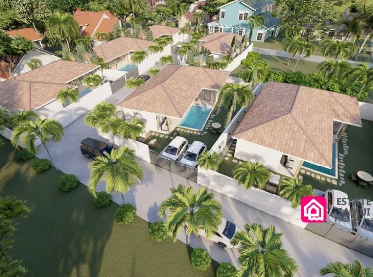 beachside pool villas for sale