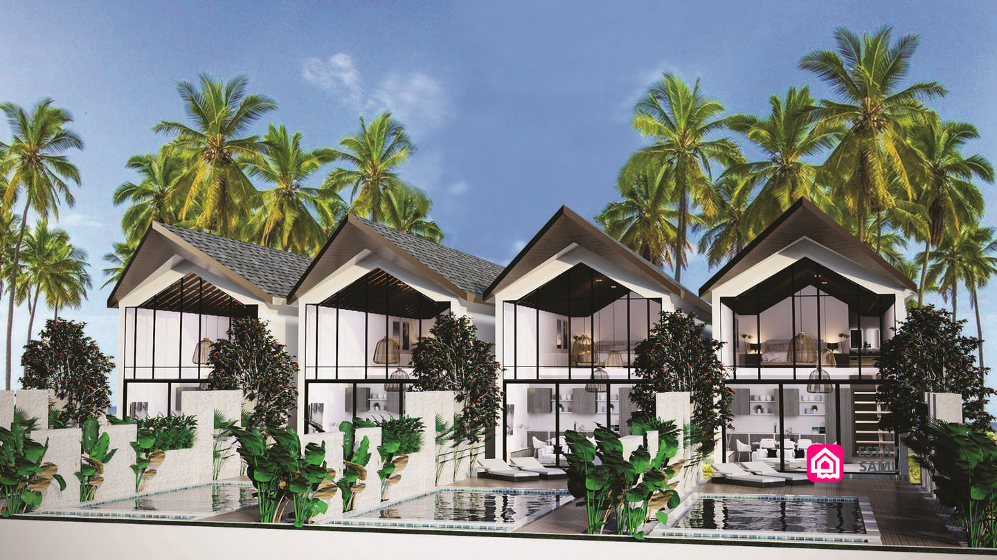 beachfront investment villas for sale, koh samui