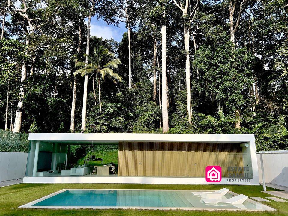 minimalistic pool villa for sale, koh samui