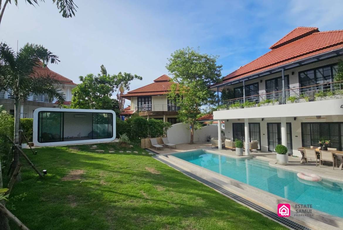 beach access villa for sale, koh samui