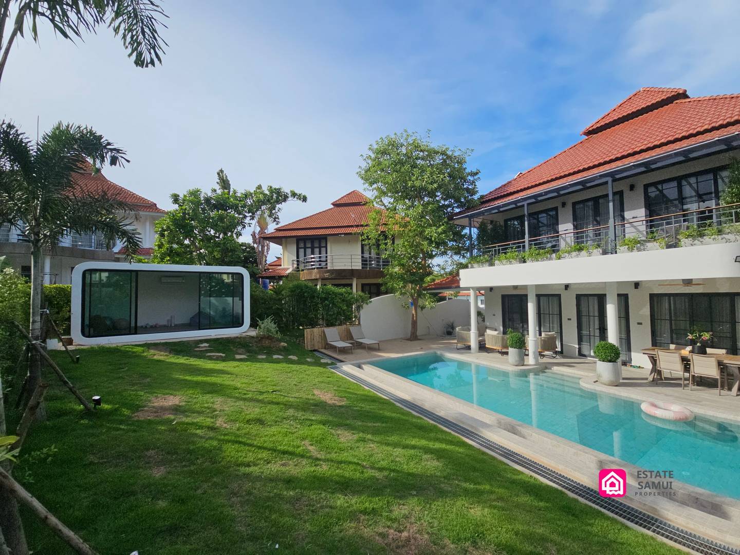 beach access villa for sale, koh samui