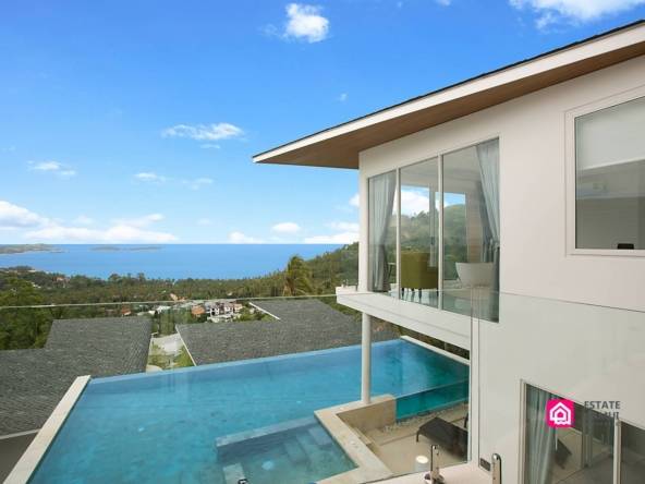 stylish pool villa for sale, koh samui