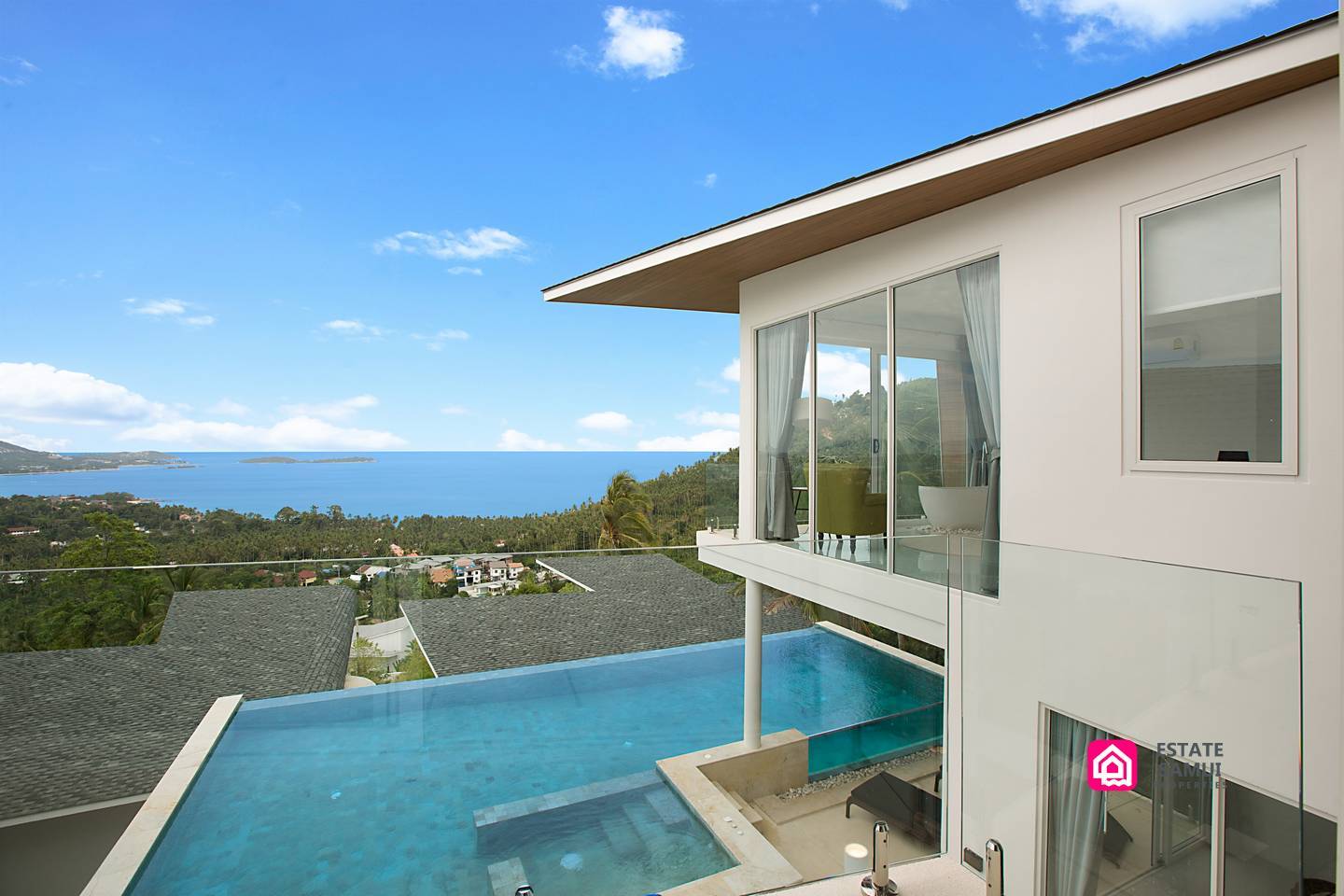 stylish pool villa for sale, koh samui