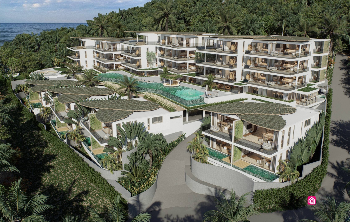 luxury sea view apartments for sale, koh samui