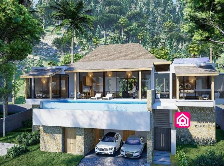 modern maenam pool villas