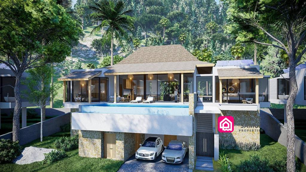 modern maenam pool villas