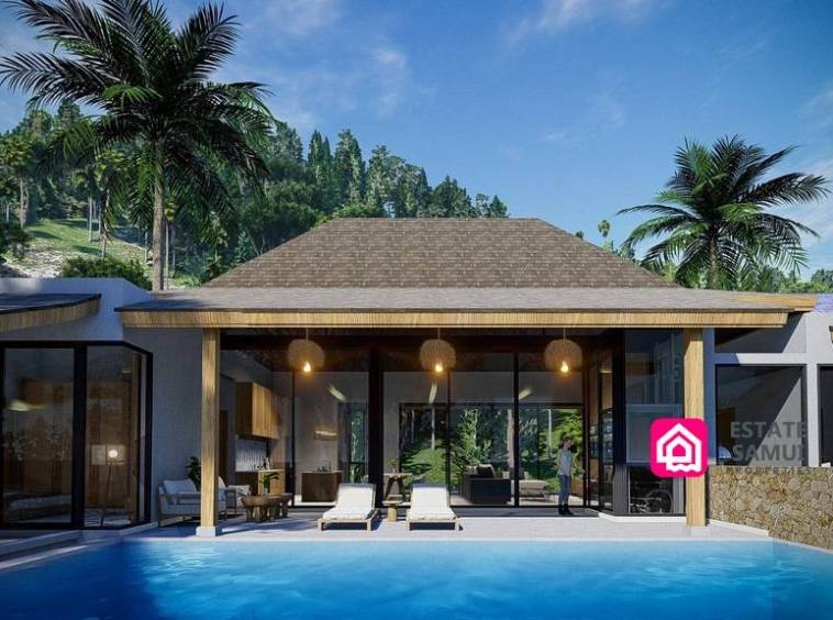 modern maenam pool villas