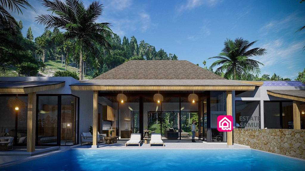 modern maenam pool villas