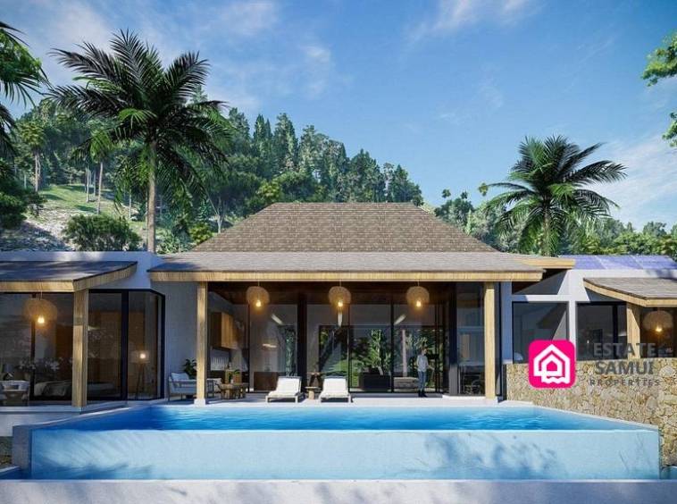 modern maenam pool villas