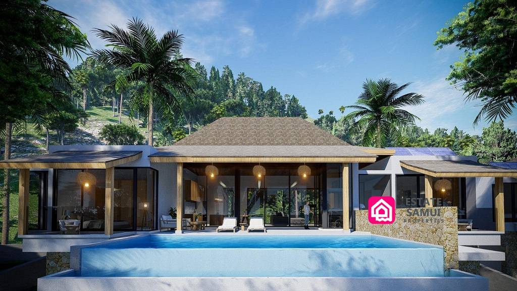 modern maenam pool villas