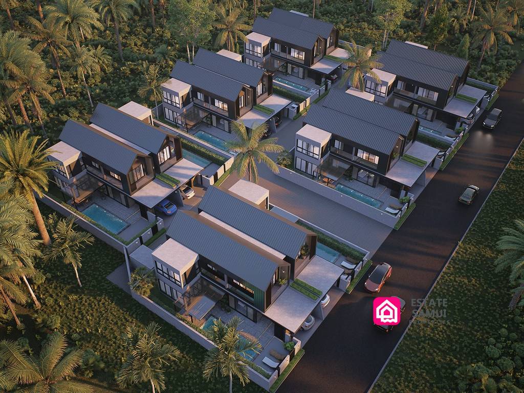 lamai duplex pool villas