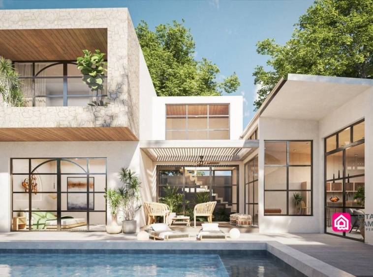 modern bangrak pool villas for sale, koh samui