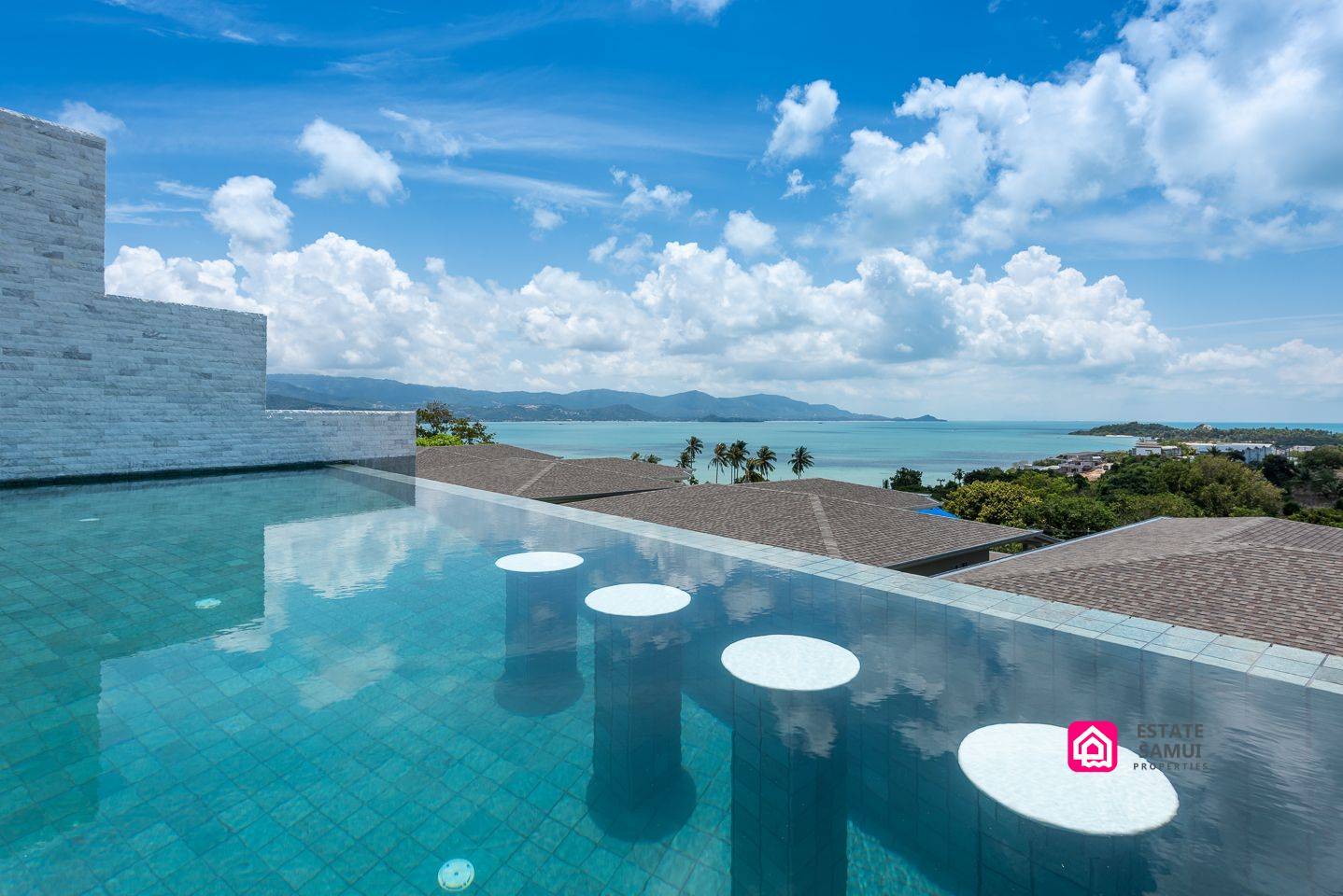 sunset beach view villa for sale, koh samui