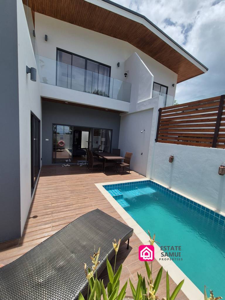 duplex pool villas for sale