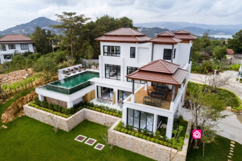 luxury beachside villa for sale. koh samui