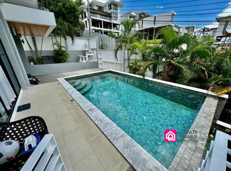 modern bophut pool villa for sale