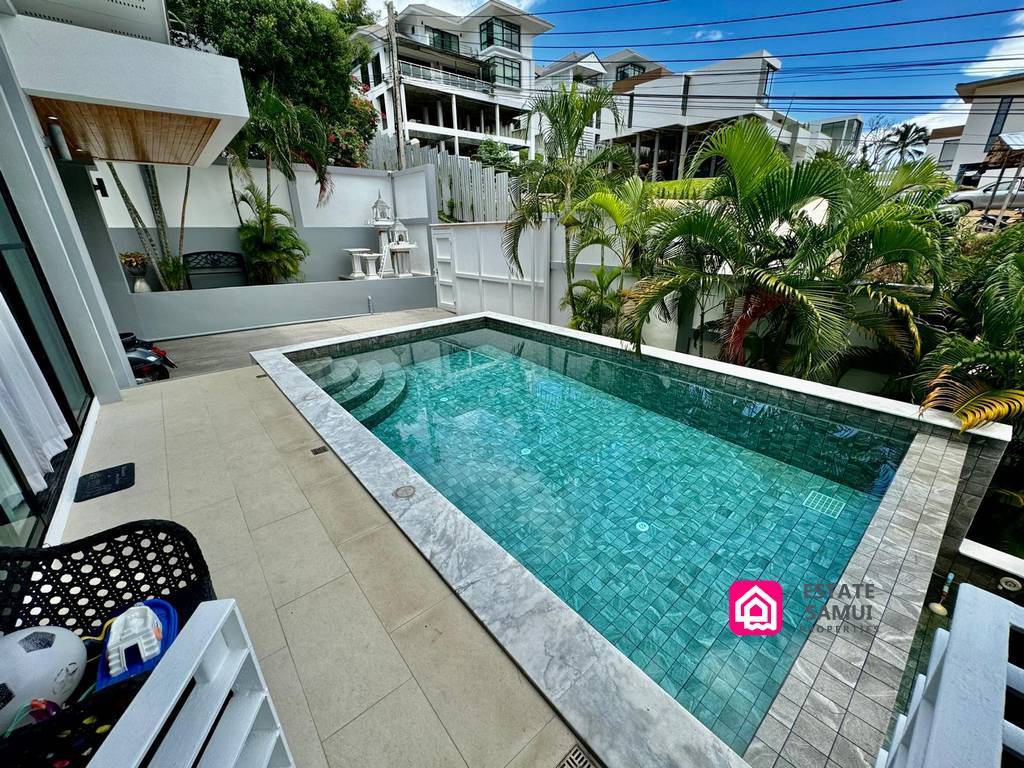 modern bophut pool villa for sale