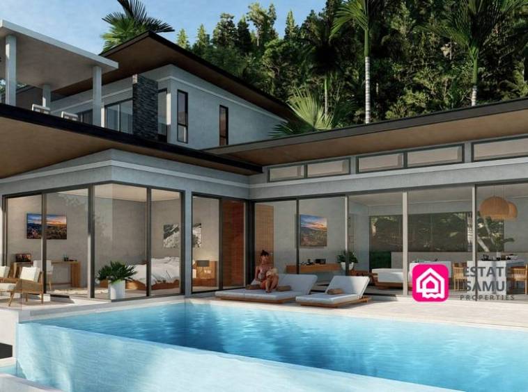 modern chaweng villas for sale