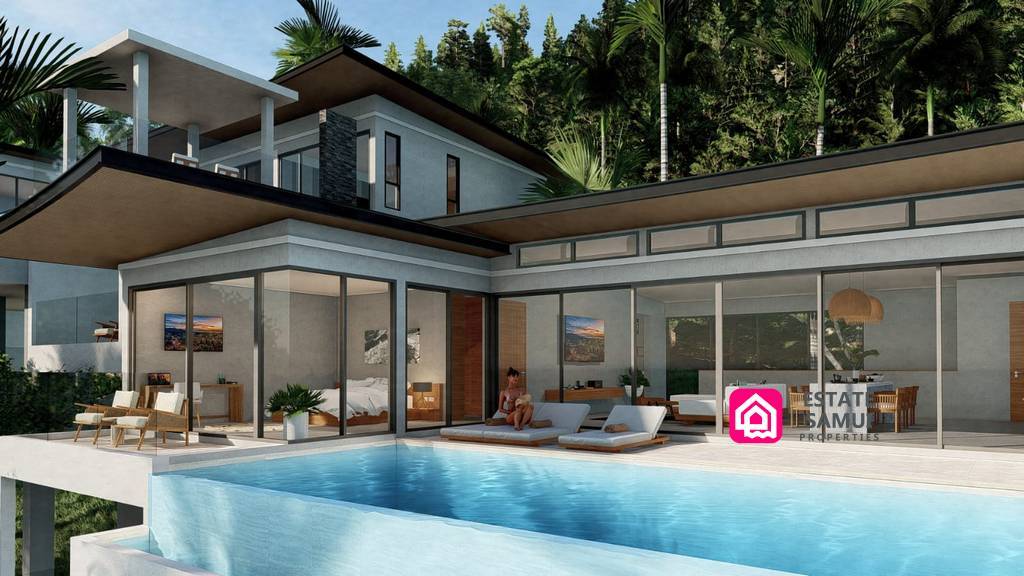 modern chaweng villas for sale