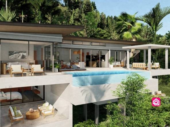 modern chaweng villas for sale, koh samui