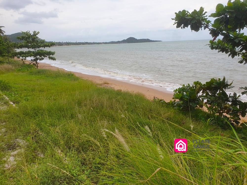 prime beachfront land for sale, koh samui