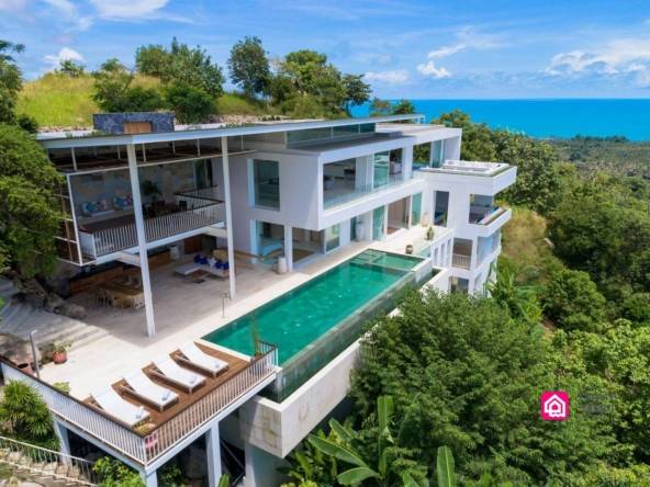 expansive modern villa for sale, koh samui