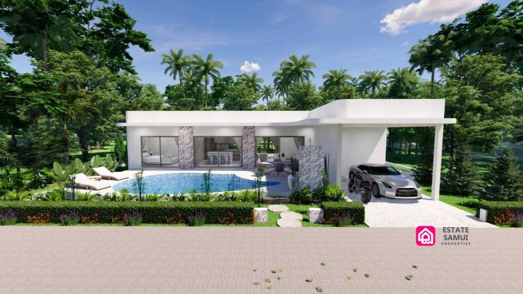 affordable pool villas for sale, koh samui