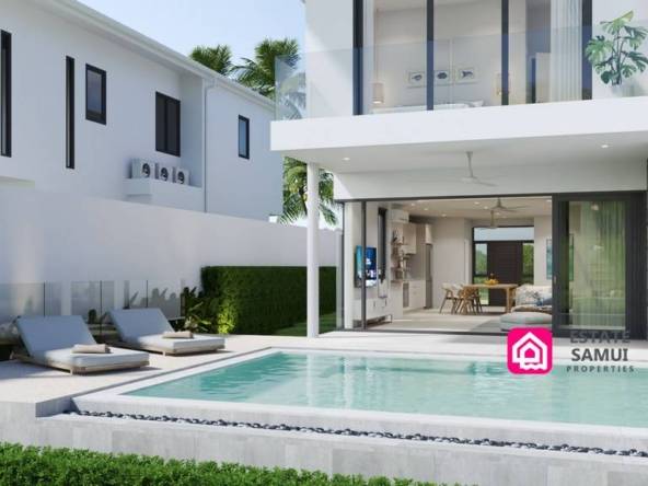 Modern affordable pool villas, Koh Samui