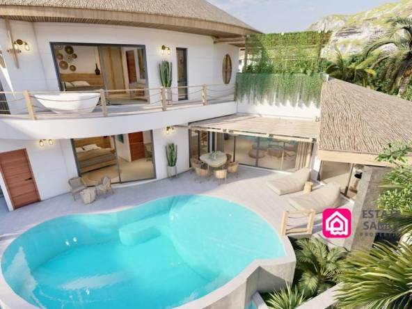 tropical pool villas for sale