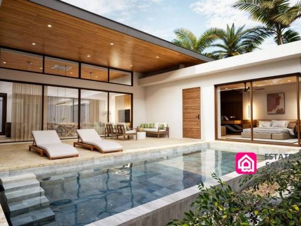 Modern maenam villas for sale, Koh Samui